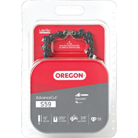 Oregon Cutting Oregon AdvanceCut 16 In. Chainsaw Chain S59